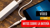 Mitos sobre la batería del móvil