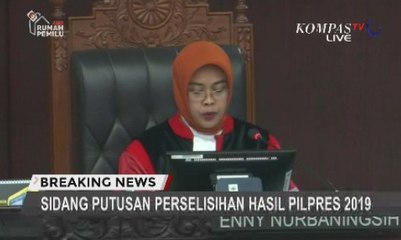 [TERBARU] Mahkamah Konstitusi Terima Perbaikan Permohonan Prabowo-Sandi