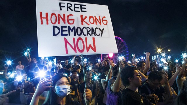 Hong Kong protesters rally again to demand freedoms from China