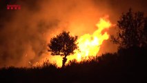 El incendio en la Ribera del Ebro sigue descontrolado