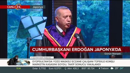 Cumhurbaşkanı Erdoğan Japonya'da