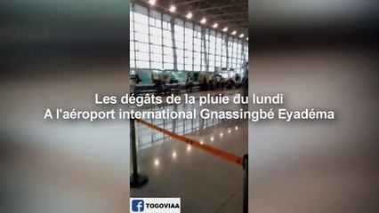 Aéroport de Lomé inondé après la pluie de lundi 24 juin 2019
