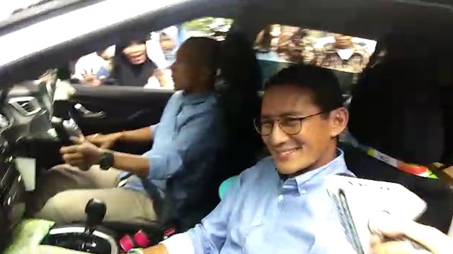 Prabowo - Sandiaga Kompak Nobar Sidang Putusan Sengketa Pilpres