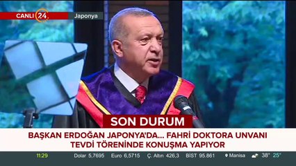 Cumhurbaşkanı Erdoğan Japonya'da