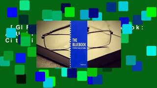 [GIFT IDEAS] The Bluebook: A Uniform System of Citation