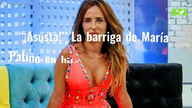 “¡Asusta!” La barriga de María Patiño en bikini (y sin Photoshop)