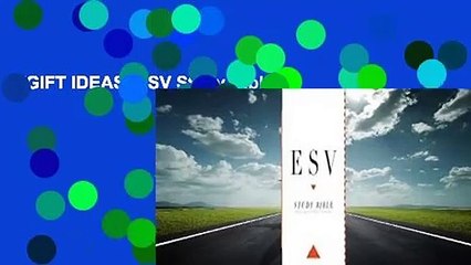 [GIFT IDEAS] ESV Study Bible
