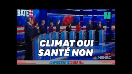 Les démocrates ont parlé 7 minutes d&#39;écologie lors du débat, du jamais vu