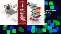 [BEST SELLING]  Don't Make Me Think, Revisited: A Common Sense Approach to Web Usability