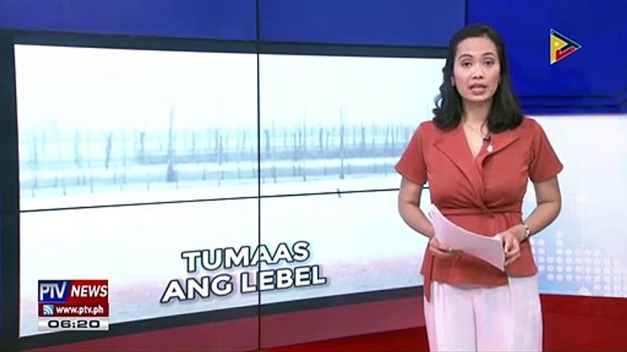 Lebel ng tubig sa Laguna Lake, tumaas bunsod ng pag-ulan