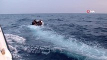 Lastik botla Yunanistan'a geçmeye çalışan 37 kişi böyle yakalandı