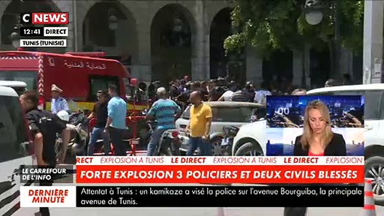 Tunisie: Deux attentats suicides se sont produits à quelques minutes d'intervalle à Tunis visant les forces de l'ordre - Plusieurs victimes - VIDEO
