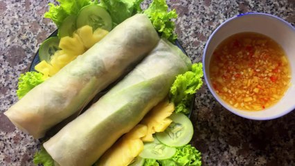 What to eat for breakfast - Rice paper rolls | VietNamFood