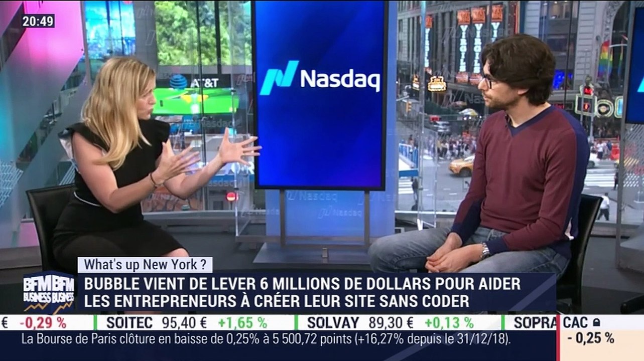 What's Up New York: Bubble aide les entrepreneurs dans leur création de site sans coder - 26/06