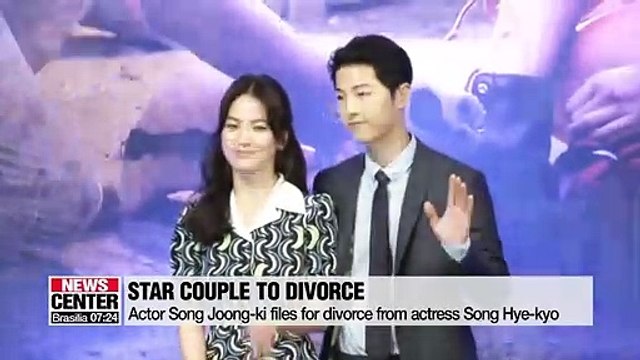 Star actor Song Joong-ki files for divorce from actress Song Hye-kyo