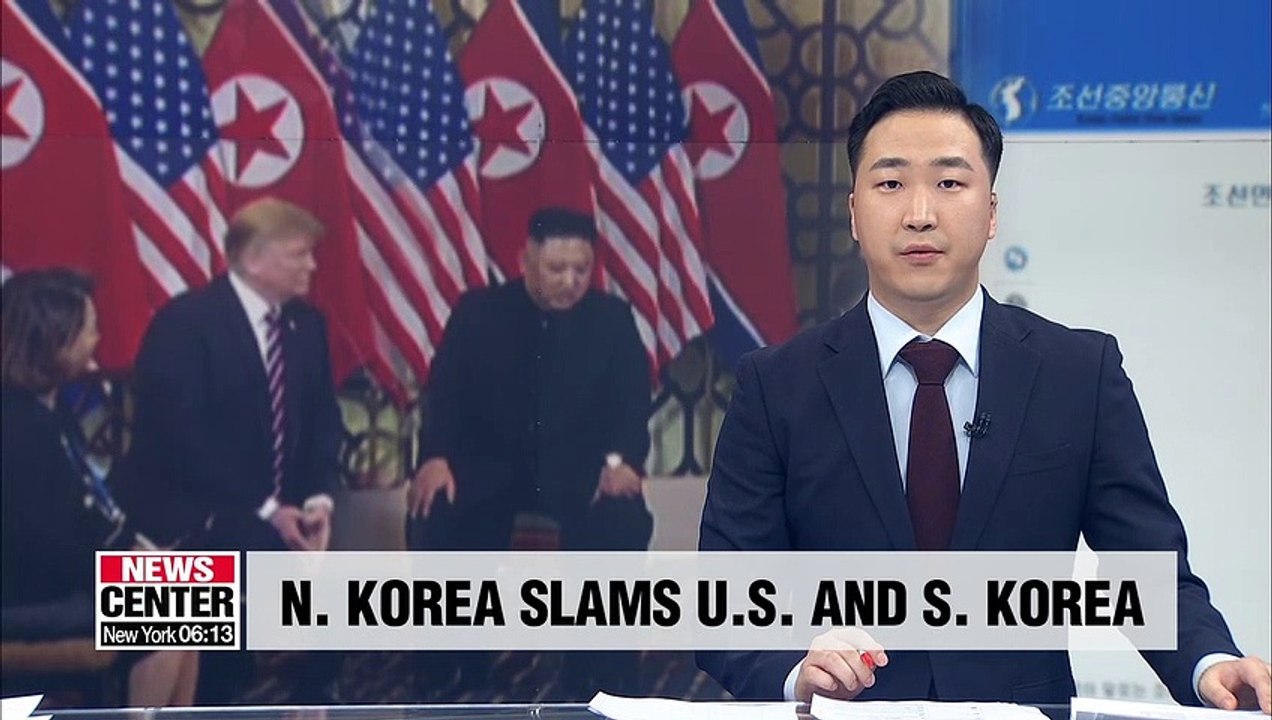 N. Korea slams U.S. for continuing "hostile acts" and S. Korea for mediating