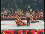 WWE - RAW 2003 - Randy Orton Misses The RKO On Chris Jericho