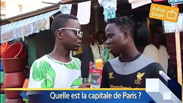 Voici ce que ça donne quand on demande la capitale de Paris à certains ivoiriens. A mourir de rire !