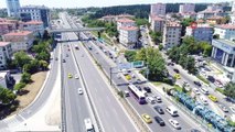 Fatih Sultan Mehmet Köprüsü'ndeki çalışmalar nedeniyle sürücüler Avrasya Tüneli'ne yöneldi