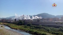 Genova - La demolizione del ponte Morandi (28.06.19)