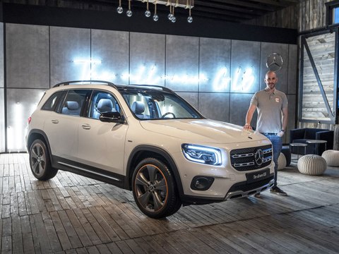 A bord du Mercedes GLB (2019)