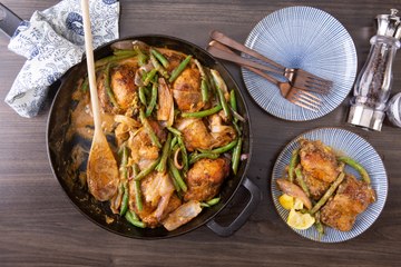 30-Minute Skillet Chicken and Green Beans
