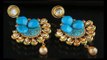 Traditional Kundan Earrings - Antique Earrings - Jhumka Earrings - Anuradha Art Jewellery