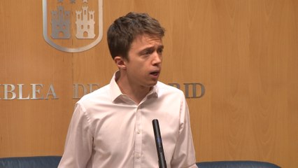 Gabilondo y Errejón envían carta a Aguado para buscar "un gobierno de regeneración"