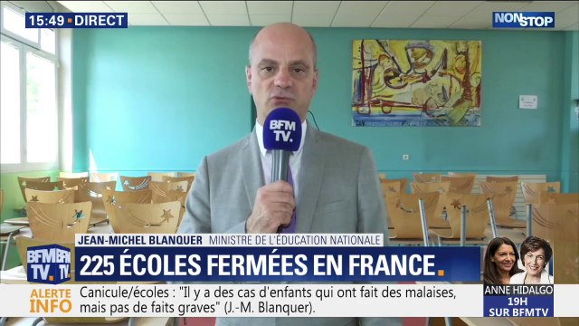 Jean-Michel Blanquer annonce que 225 écoles sont fermées en France ce jeudi