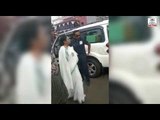 Mamata Banerjee gets out of car, objects to chants of 'Jai Shri Ram'