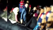 Bodrum’da lastik botla kaçmaya çalışan 51 kaçak göçmen yakalandı