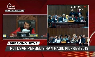 MK Tolak Seluruhnya Permohonan Prabowo-Sandiaga
