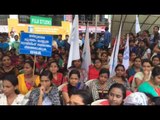 United Nurses Association protest at  High Court junction, Kochi
