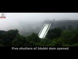 Five shutters of Idukki dam opened in Kerala