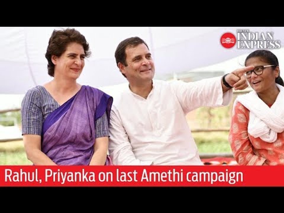 Rahul, Priyanka Gandhi on last #Amethi campaign before 5th phase polls