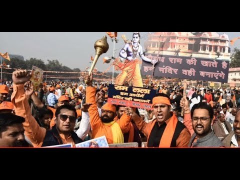 CALL FOR RAM MANDIR: VHP Activists gather at Ramlila Maidan in New Delhi