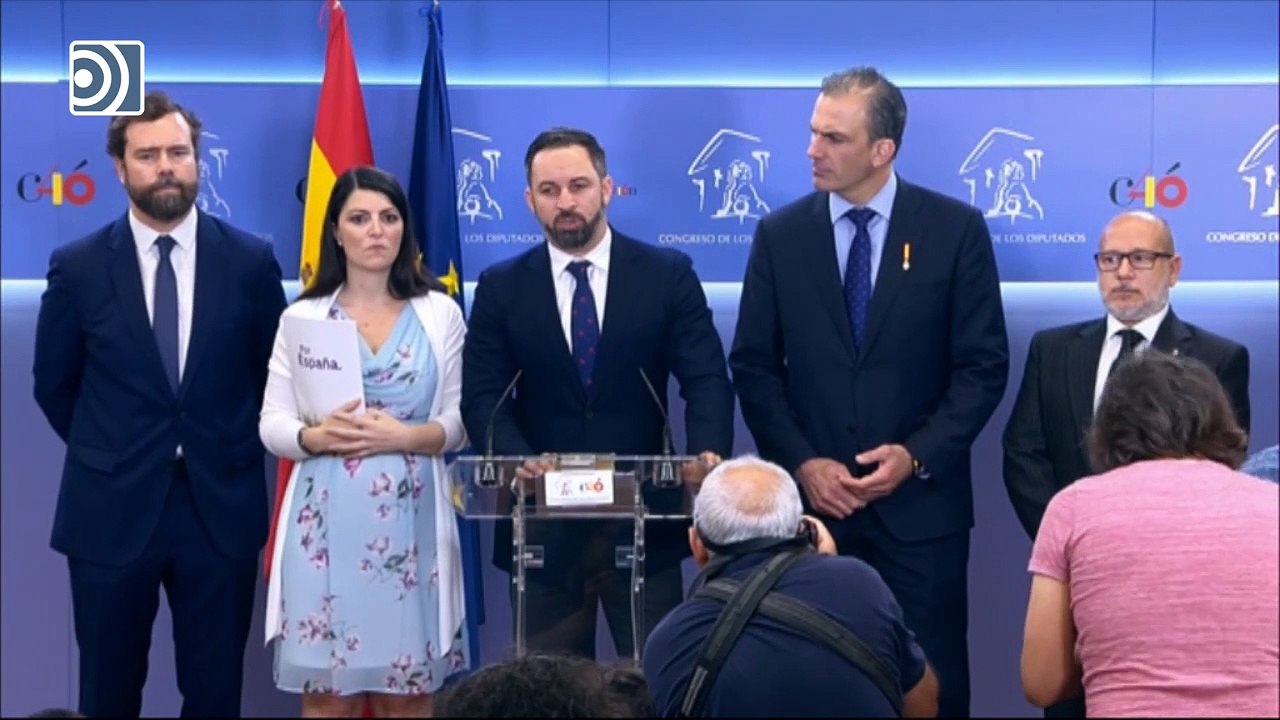 Santiago Abascal anuncia que Vox se querella co...