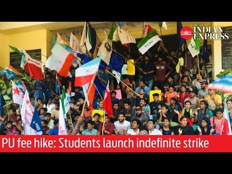 Pondicherry University fee hike: Students launch indefinite strike