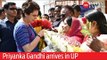 Priyanka Gandhi arrives in UP, to hold campaigns in #Amethi, Rae Bareli