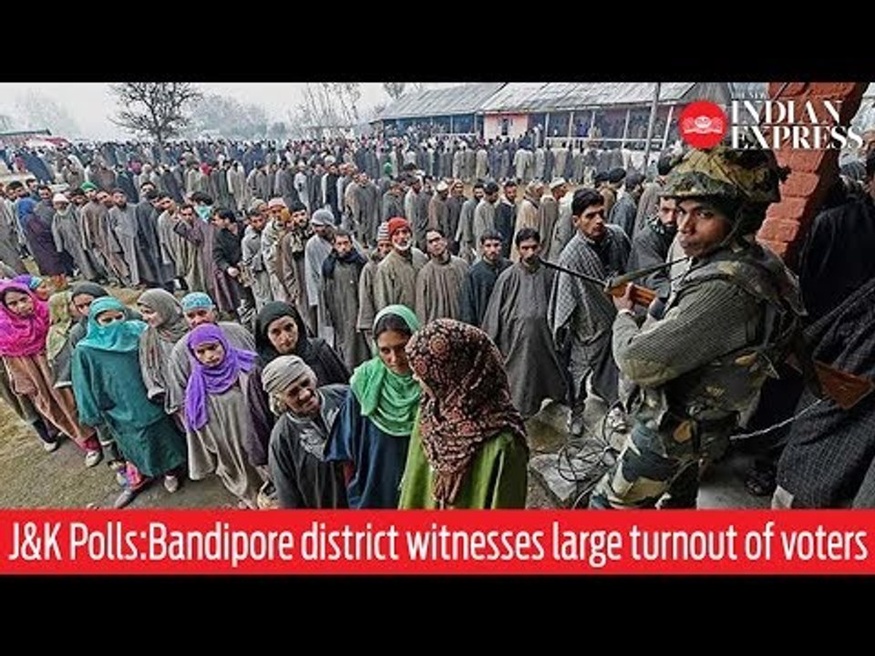 India Elections 2019: Jammu and Kashmir's Bandipore district witnesses large turnout of voters