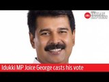 Lok Sabha Elections 2019: Idukki MP Joice George casts his vote