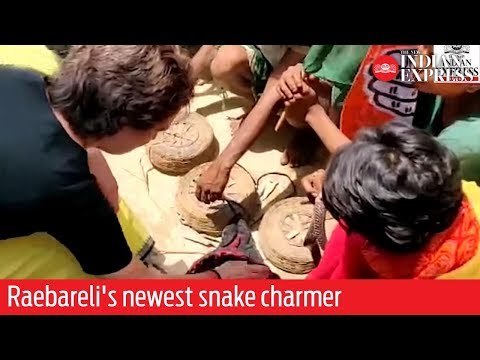 Meet Raebareli's newest snake charmer- Priyanka Gandhi