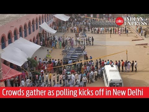 Voting Round 6: Crowds gather as polling kicks off in New Delhi
