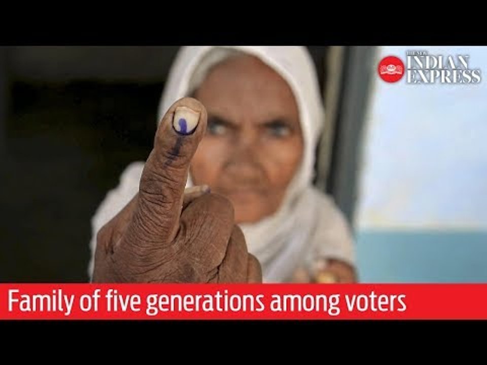 Bride, 90-yr-old and a family of five generations among voters in the final phase