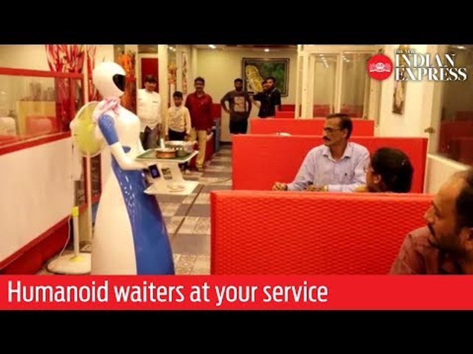 Humanoid waiter at your service in this Shivamogga restaurant