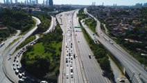 FSM Köprüsü'nde onarım yoğunluğu, trafik durma noktasına geldi