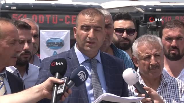Ankara Özel Halk Otobüsü şoförlerinden zam talebi