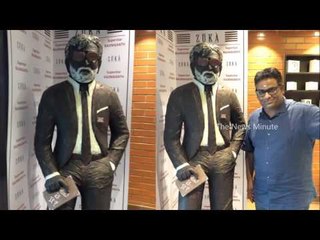 The sweetest tribute to Rajnikanth: A life size chocolate statue in Chennai