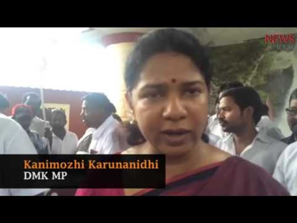 "We want a permanent solution for the Cauvery issue," says DMK MP Kanimozhi