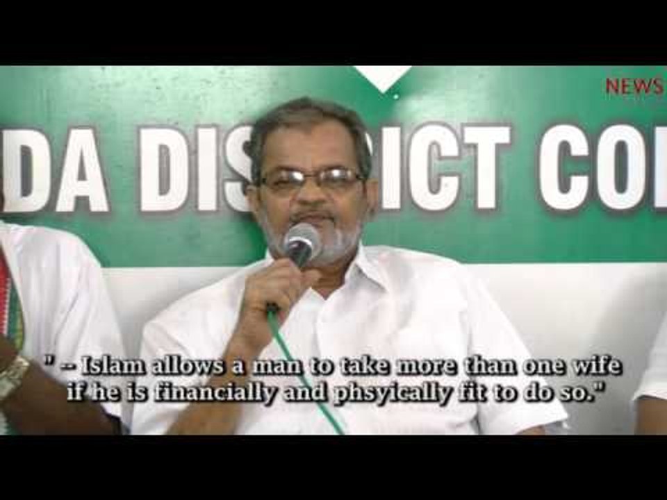 Watch this Congress leader say the most disgusting things about women and polygamy